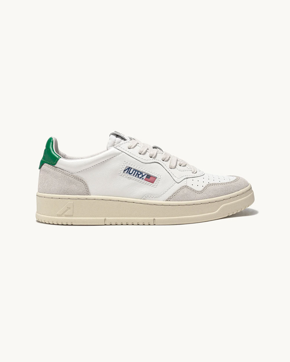 Autry - Medalist Low Wom - Leat/Suede White/Amaz – onionbkk