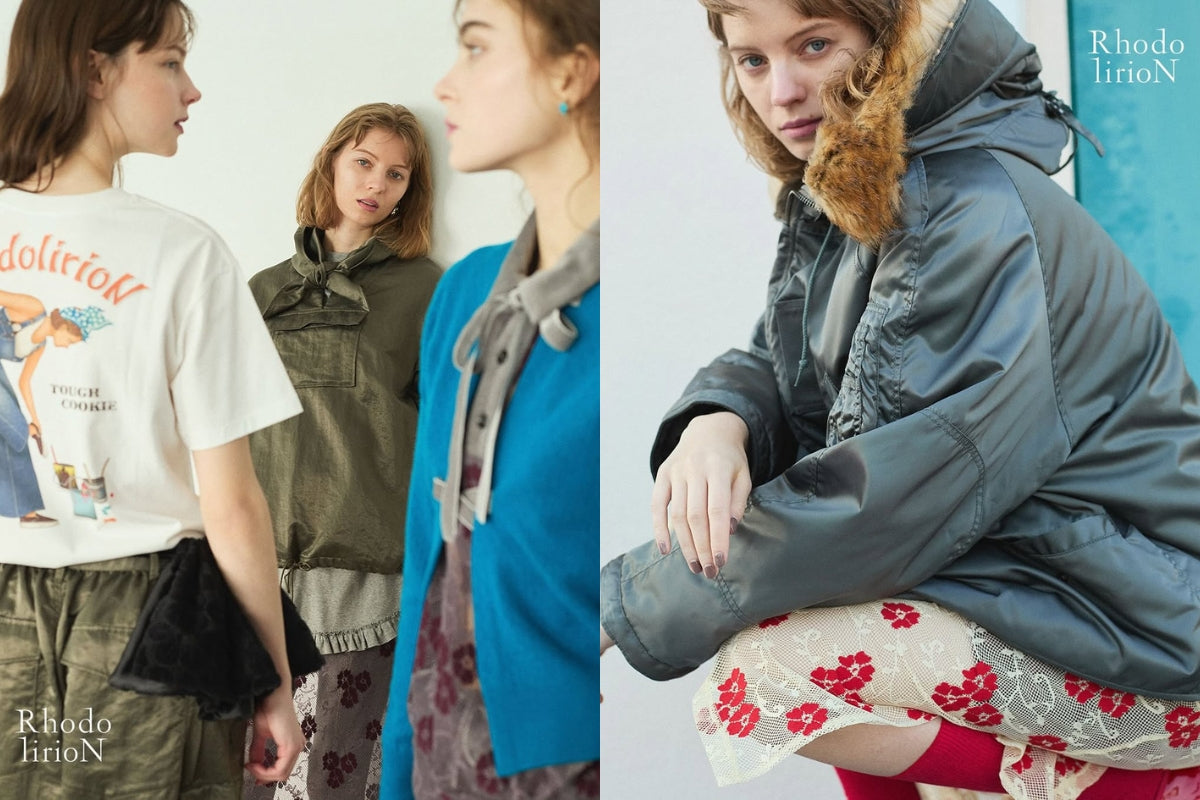 Rhodolirion Fall/Winter 2025 Romantic–Feminine คอลเลกชันภายใต้แนวคิด “Tough Cookie”