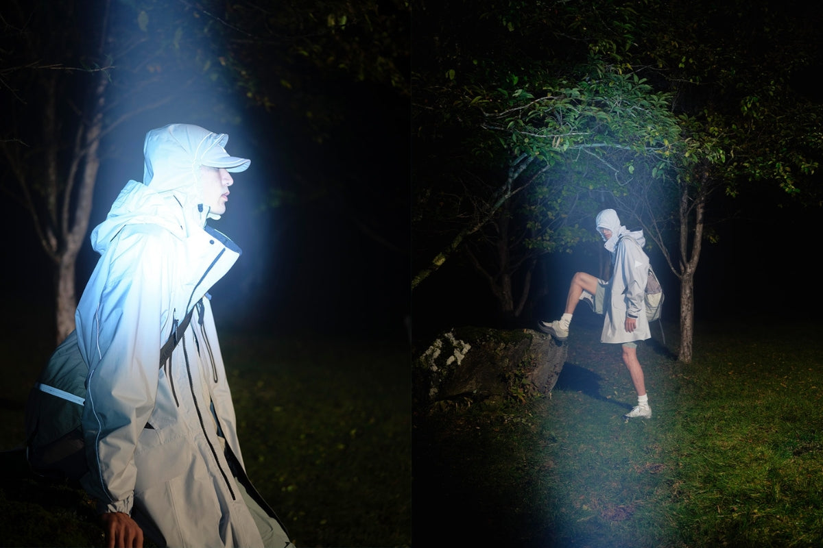 And Wander - technical outdoor ญี่ปุ่น fabric reflective + silhouette ที่ใส่ในเมืองได้