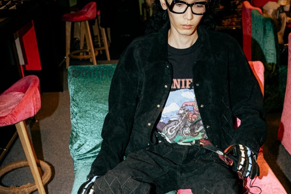 SEVESKIG x HONDA FW26: เลเซอร์ หนังโอ๊ก และ CBX1000 จากโตเกียว