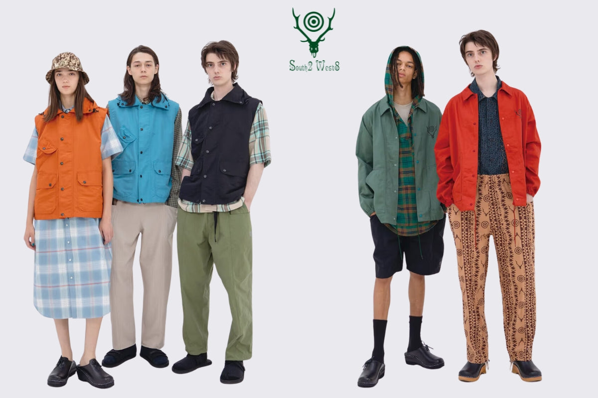 SOUTH2 WEST8 จากซัปโปโร ประเทศญี่ปุ่นในเครือ Nepenthes จากผู้ผลิตอย่าง Engineered Garements และ Needles