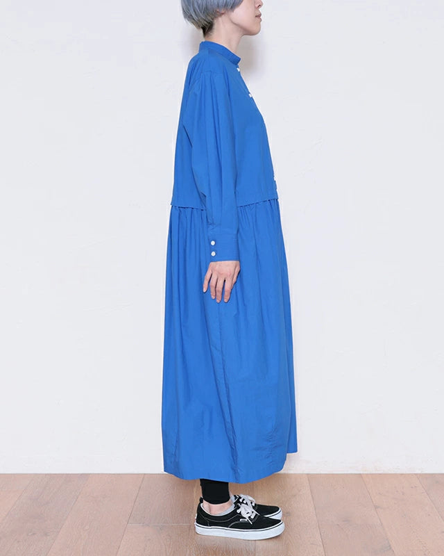 Shirt One-Piece Skirt - Blue