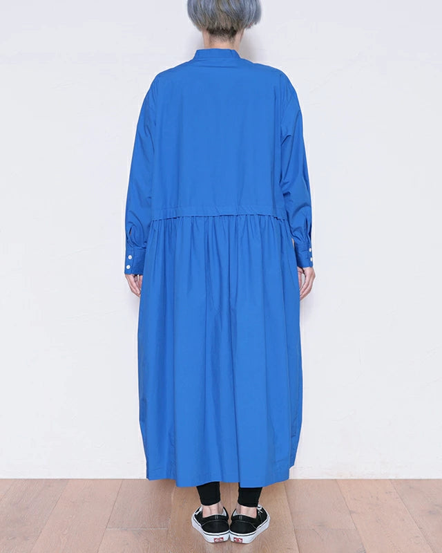 Shirt One-Piece Skirt - Blue