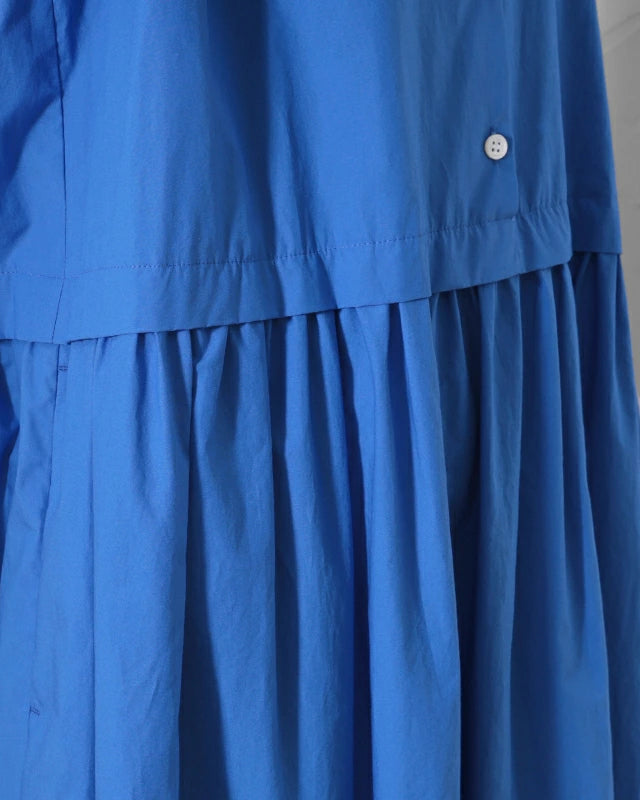 Shirt One-Piece Skirt - Blue