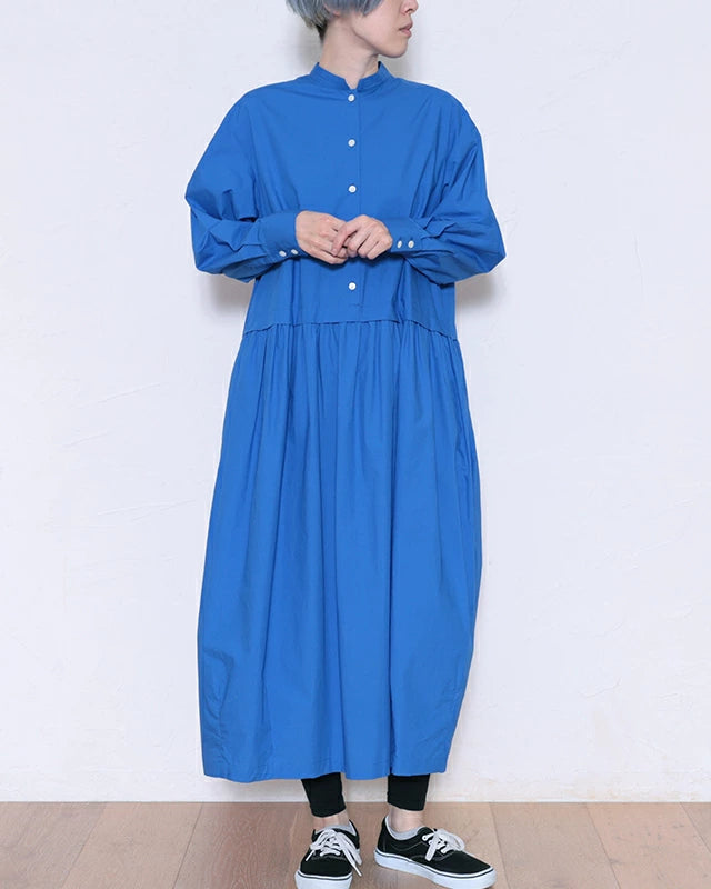 Shirt One-Piece Skirt - Blue