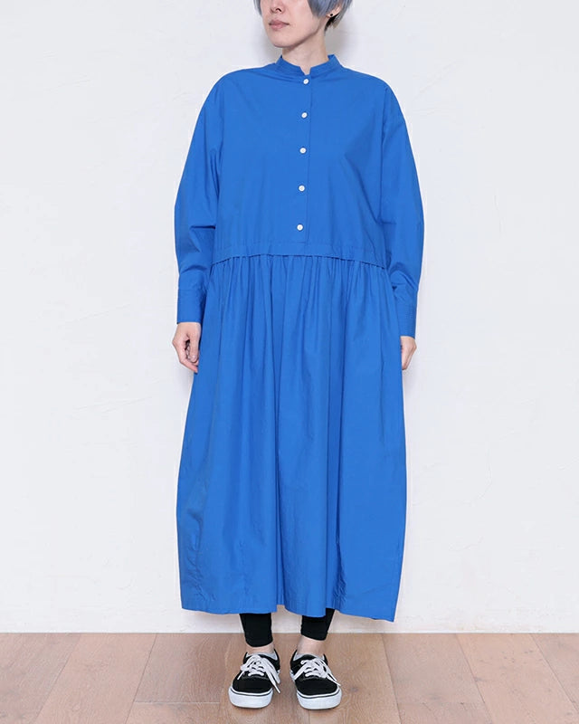 Shirt One-Piece Skirt - Blue