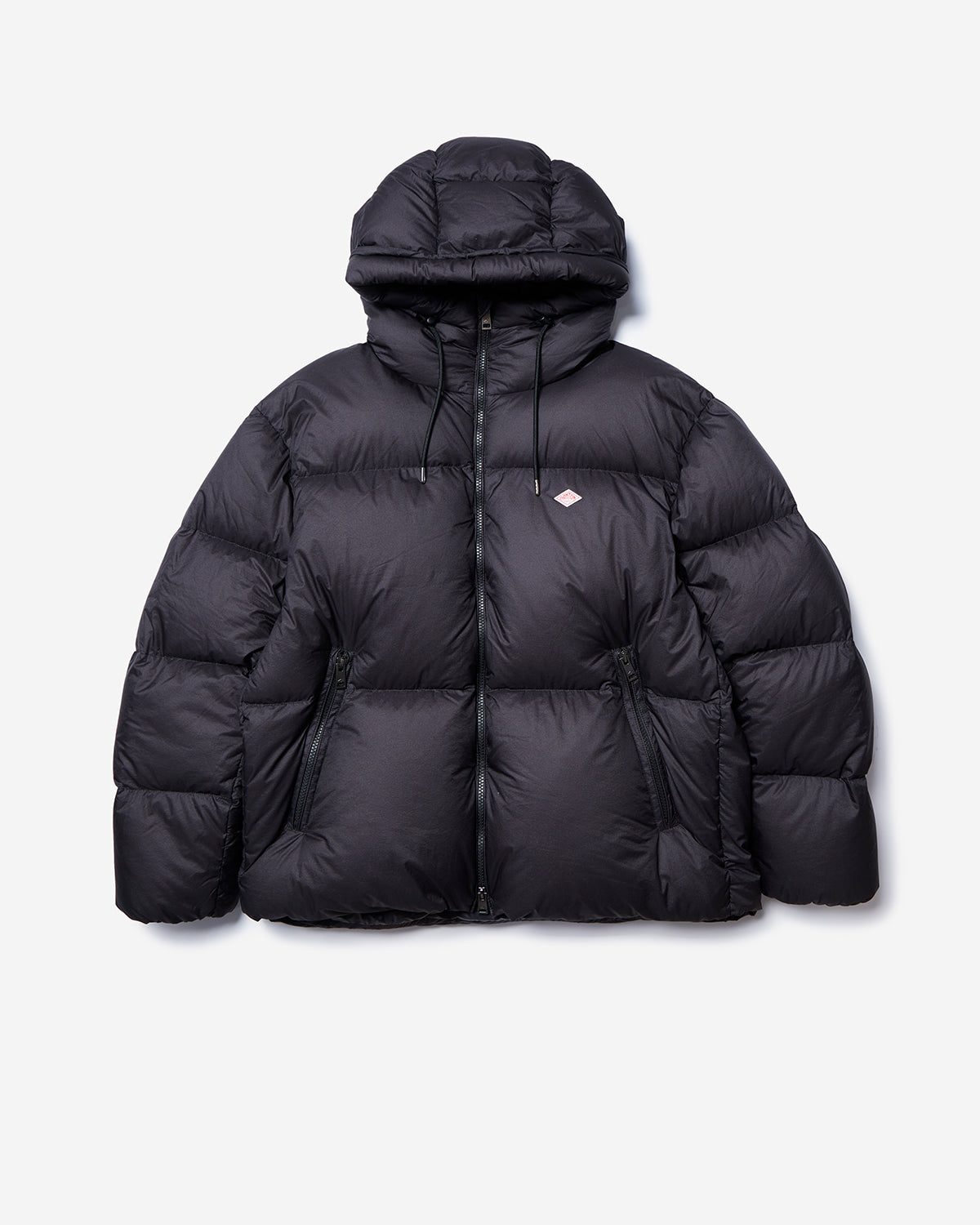 Down Hooded Jacket - Black