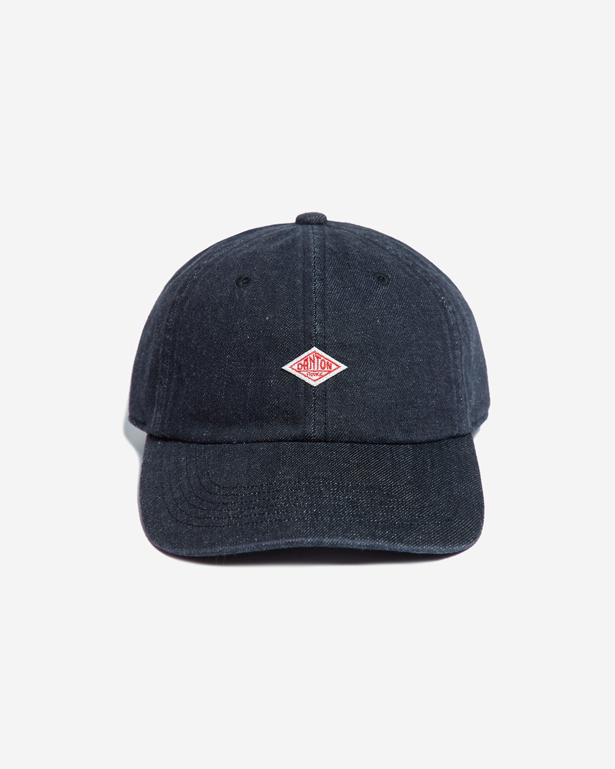 Washed Denim 6Panel Cap - Black