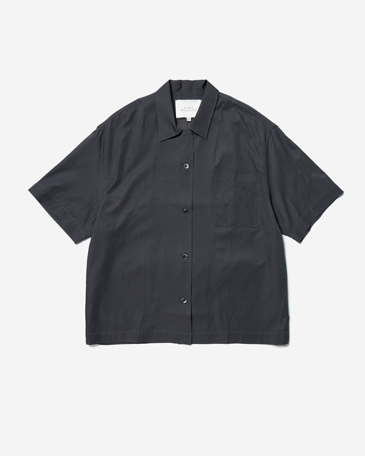 Delos - Short Sleeve Shirt With Pocket - Coal
