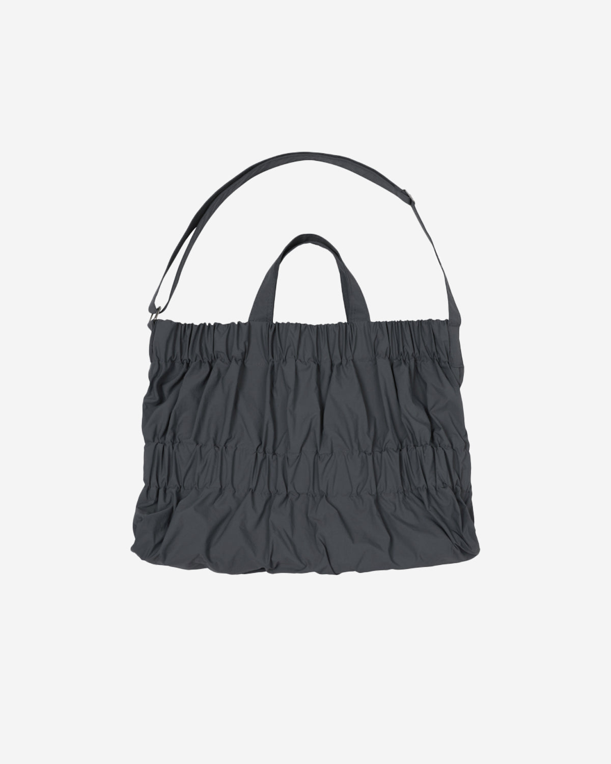 M Tiered Cross Bag - Charcoal