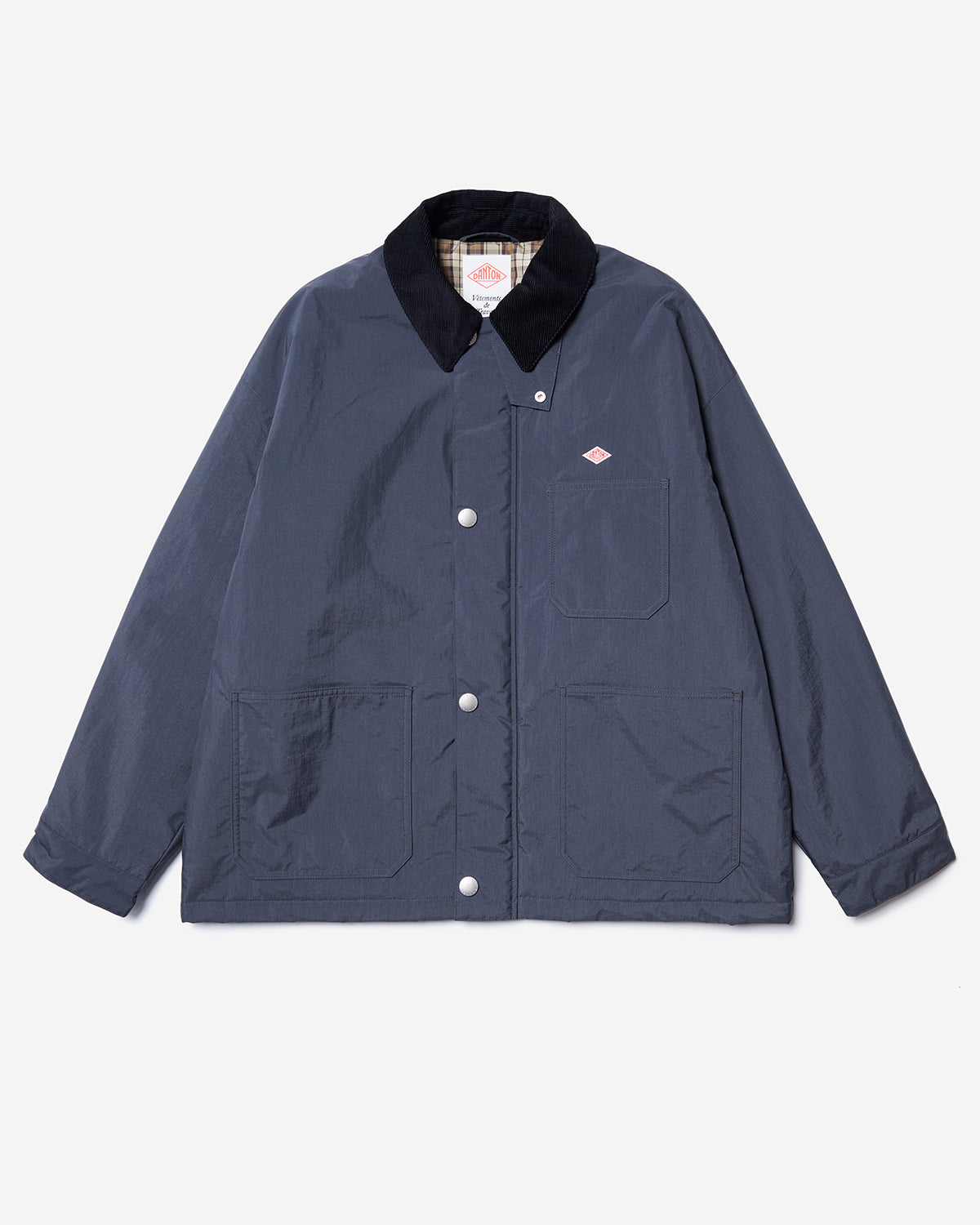 Mens Nylon Taffeta Work Jacket - Charcoal