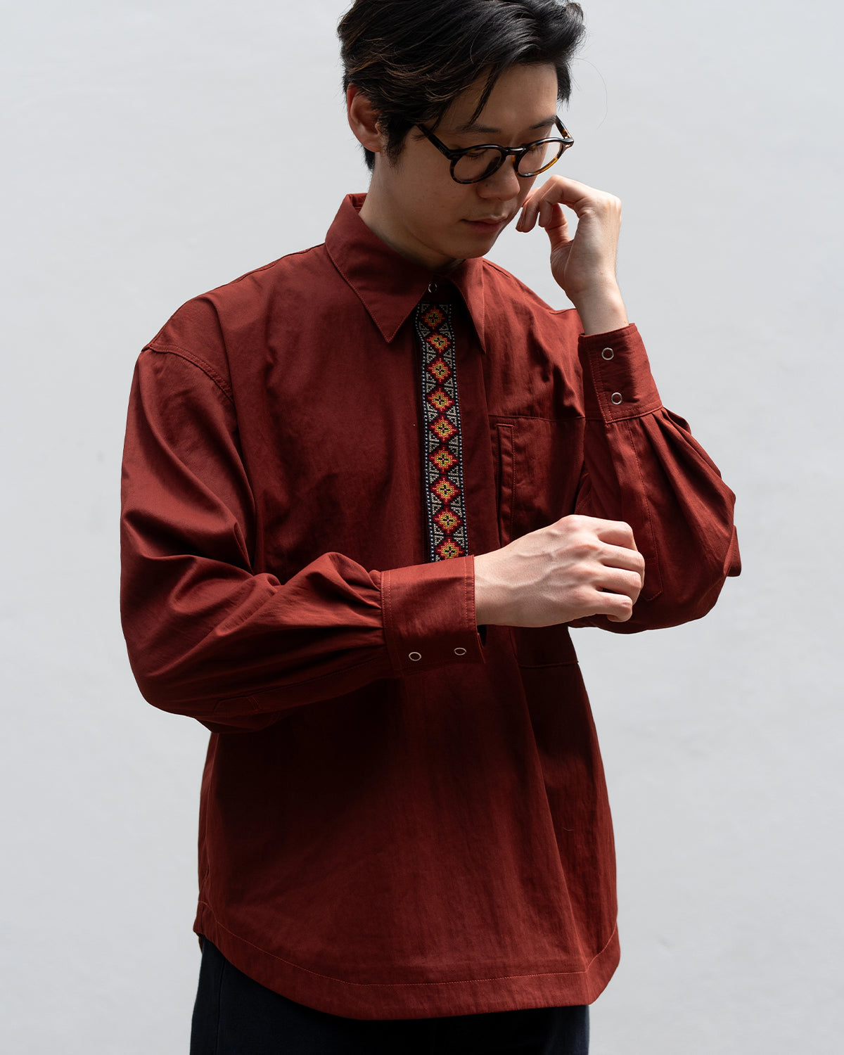 Edge Shirt - Burnt Sienna
