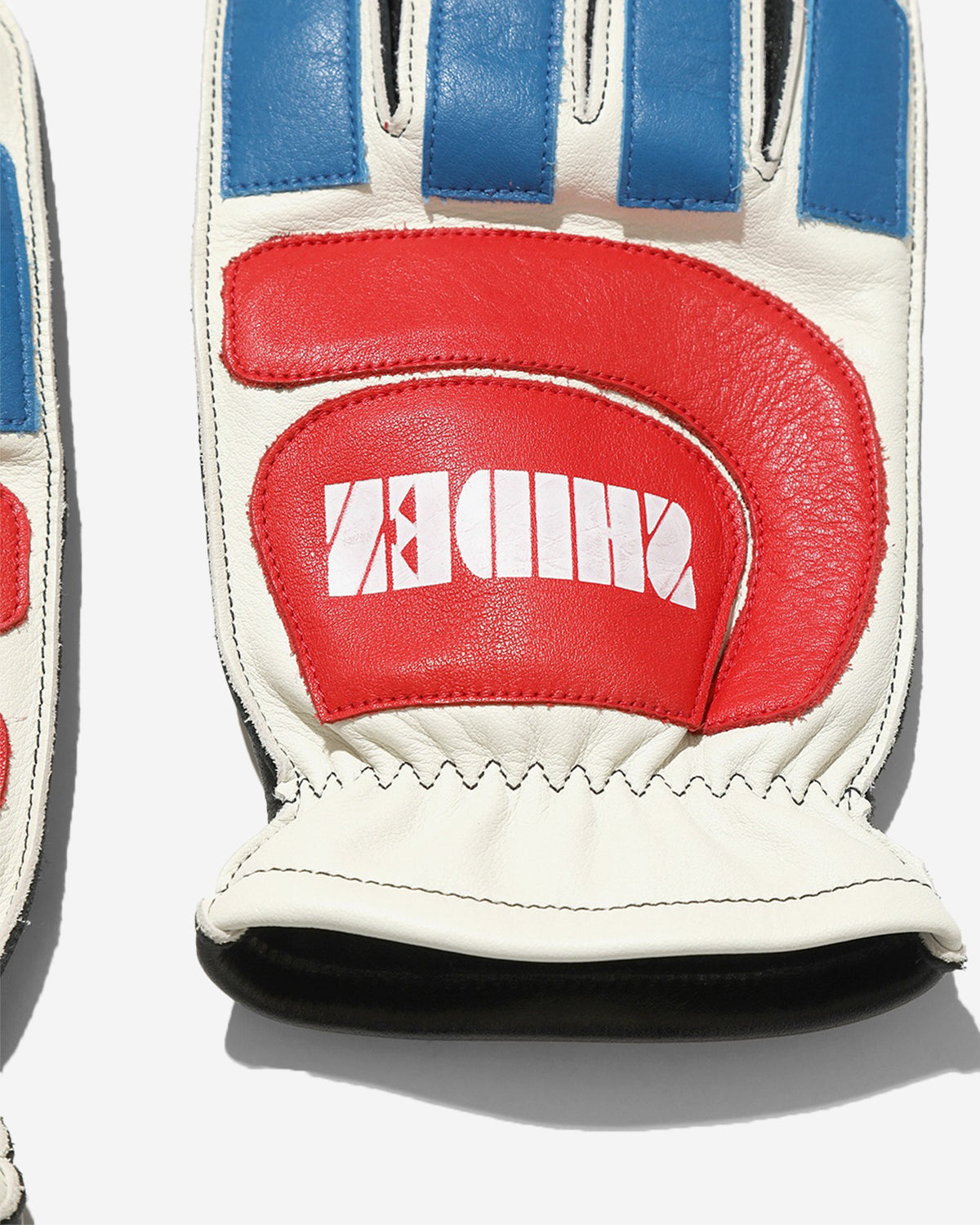 Motorcycle Glove - Sheep Skin - Tricolour