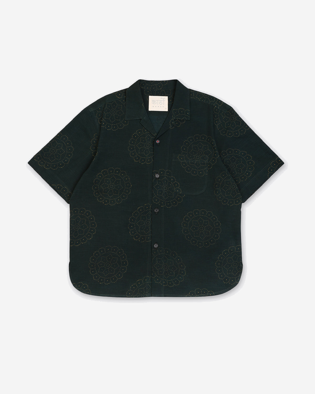 Ronen - Over Sized Camp Collar SS Shirt - Block Print