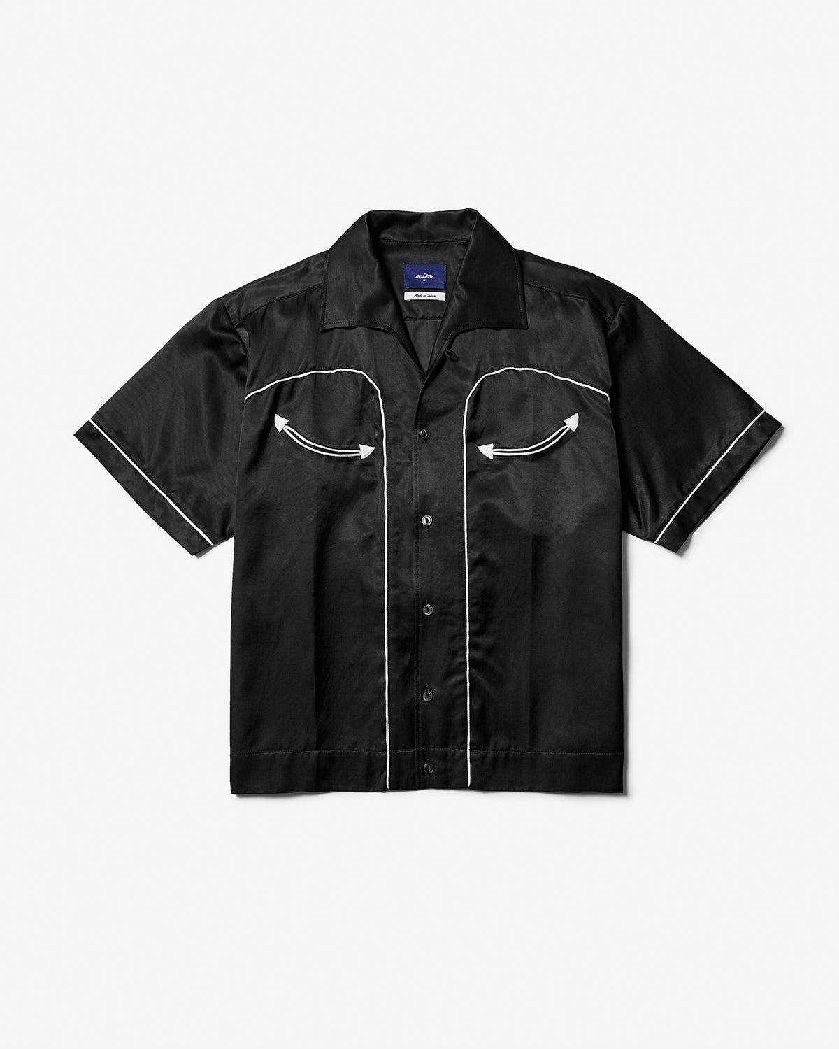 Weaver Bowling Shirt - Black/White