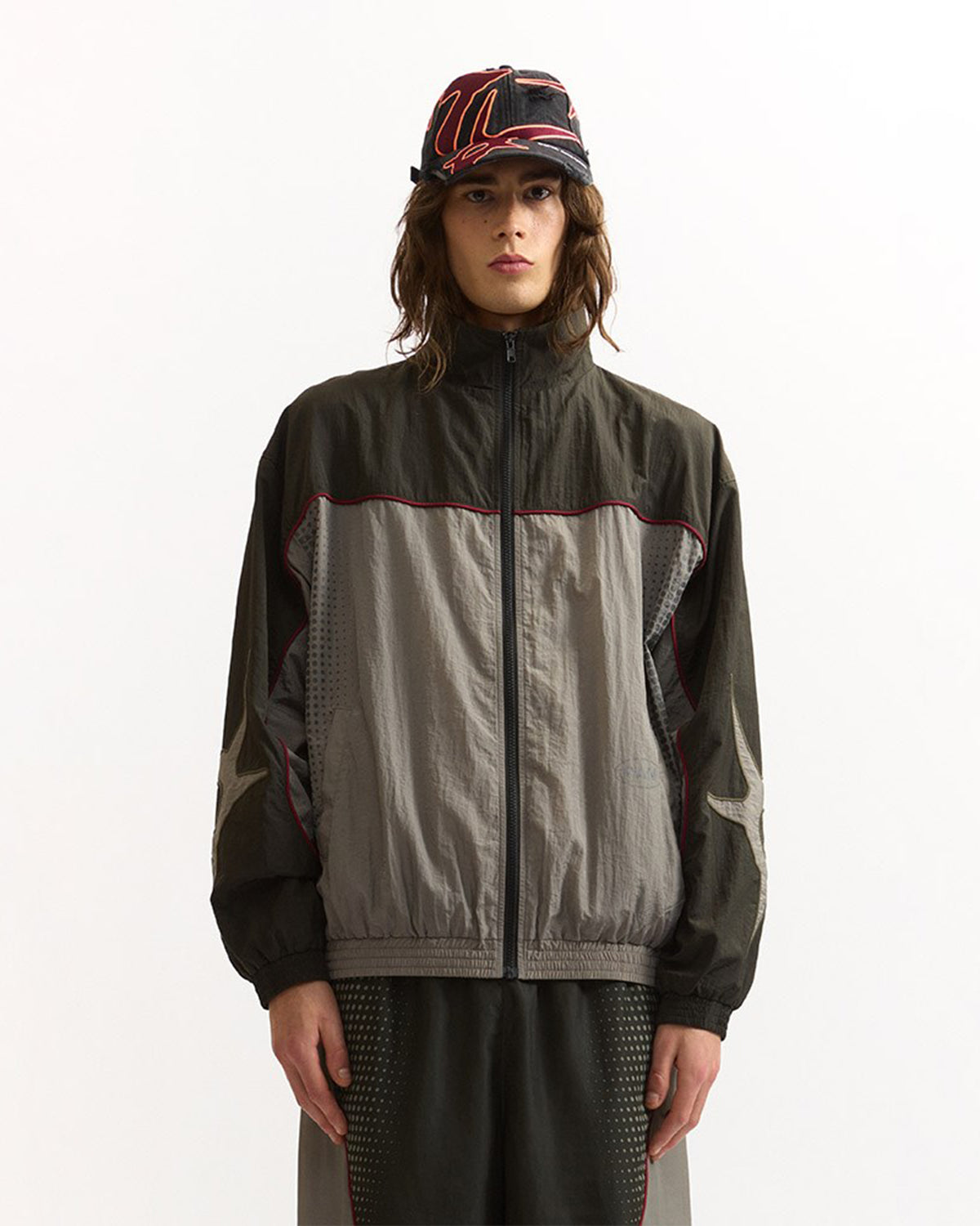 Dreamscape Track Jacket - Charcoal / Grey