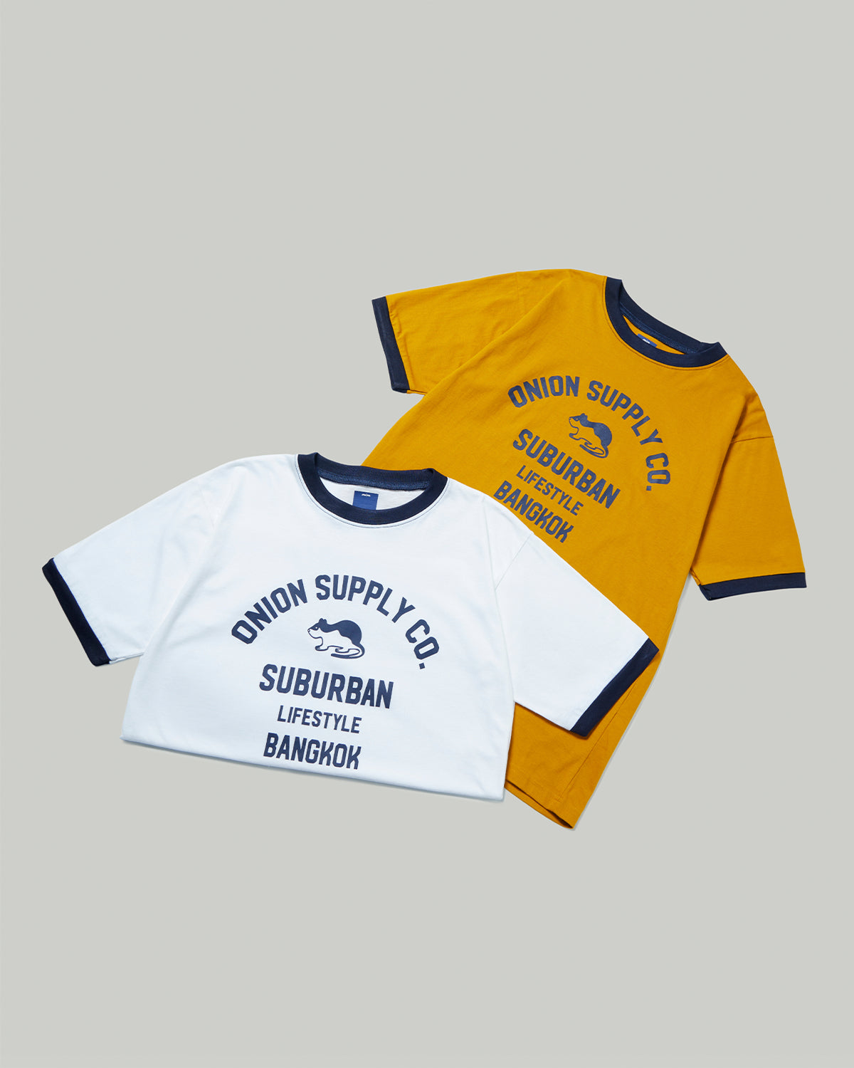 Ringer Tee - Suburban Lifestyle - Mustard