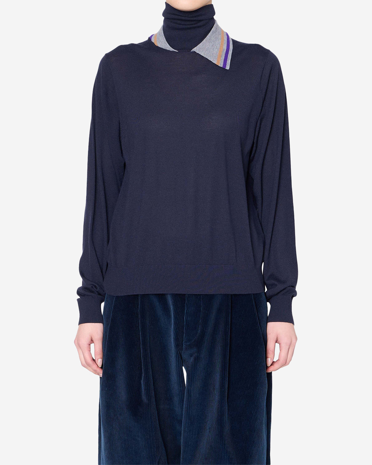 25WCL-N08303 Knit - Navy