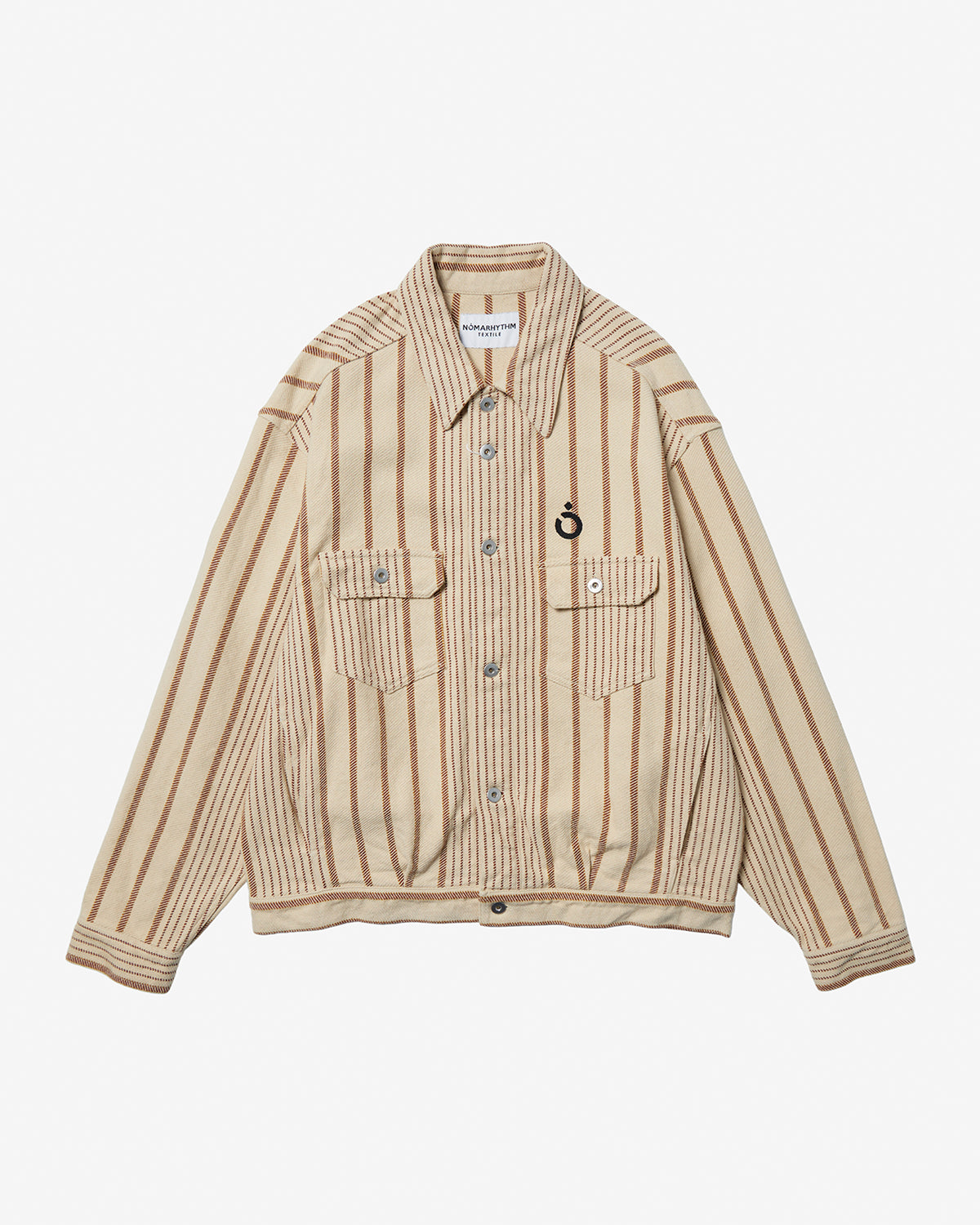 Stripe Trucker Jacket - Cream