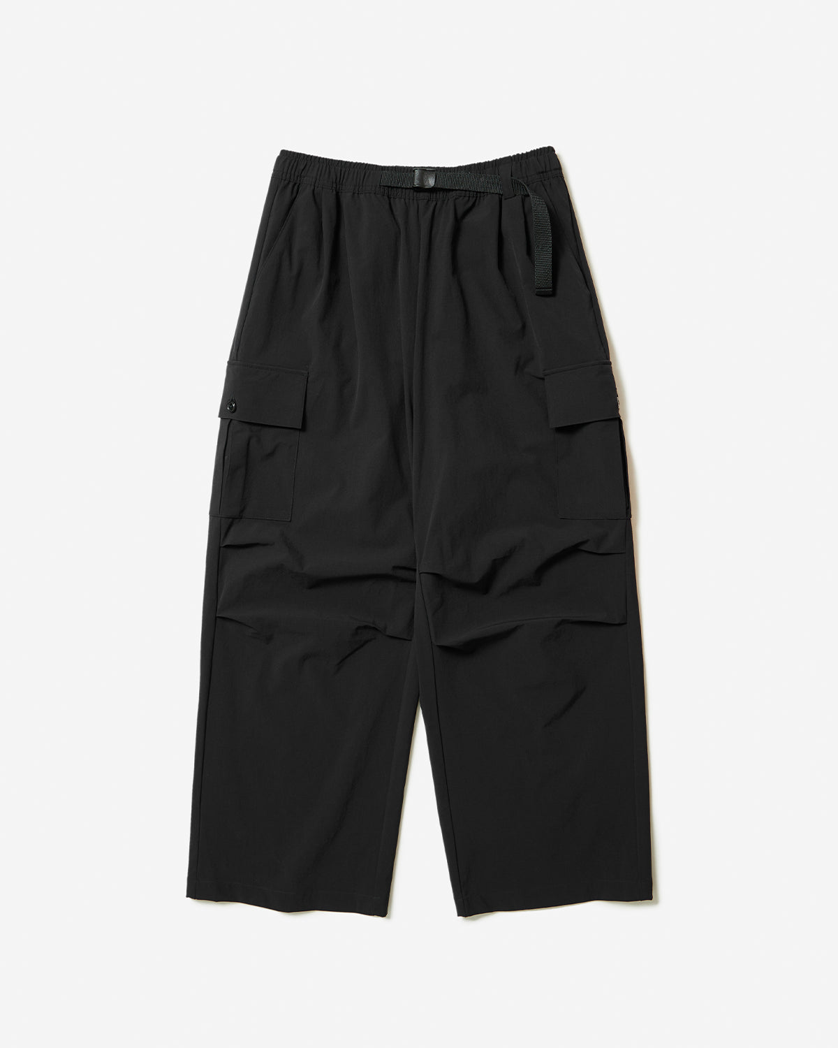 Boro - Belted Easy Cargo Pants - Black