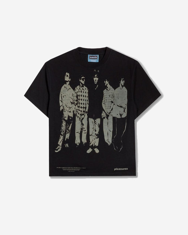 Pleasures X Oasis - Definitely Heavyweight Shirt - Faded Black