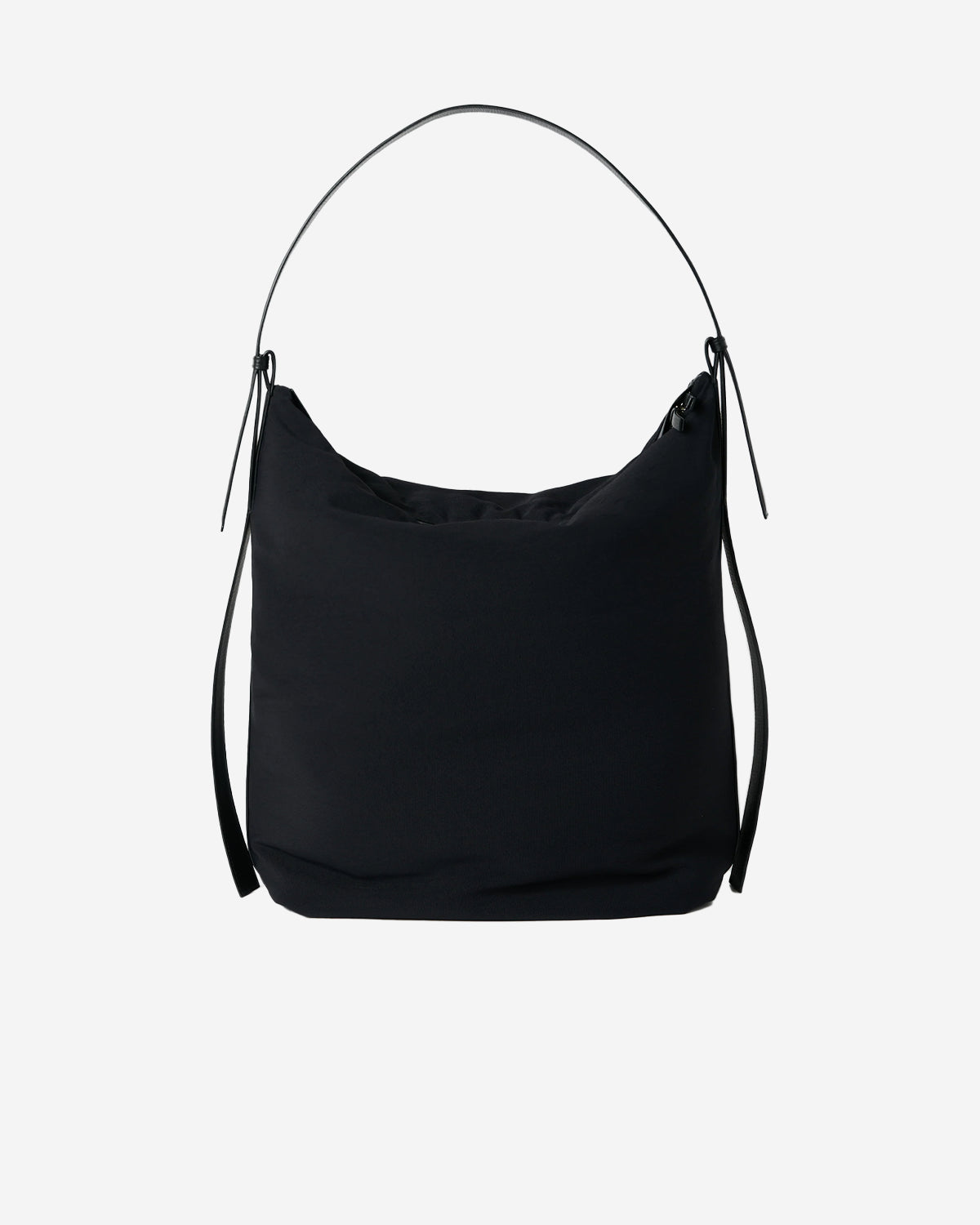 Airport - Medium Nylon Shoulder Bag - Black