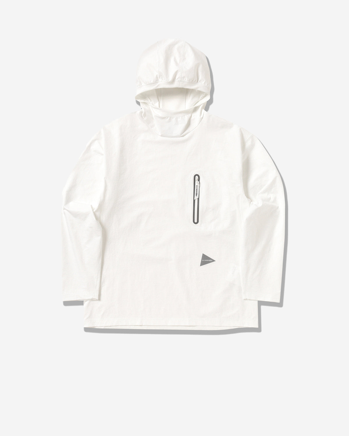 Hybrid Warm Pocket Hoodie - White