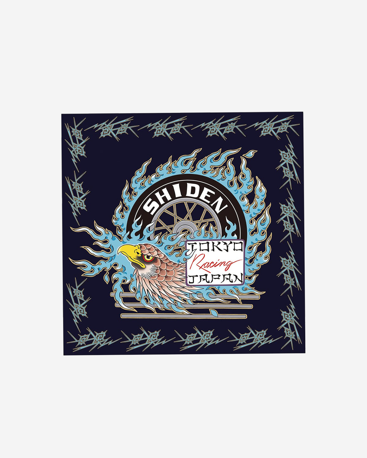 Bandana - Flame Tire - Navy
