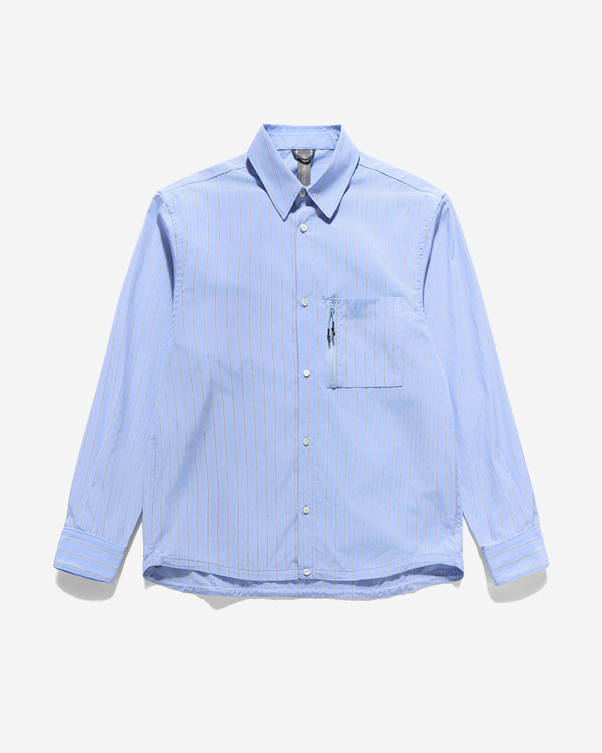 Zip Pocket Shirt - Blue Stripe