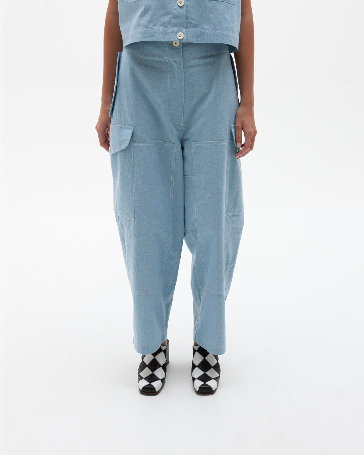 Janet Despatch Pant - Baby Blue