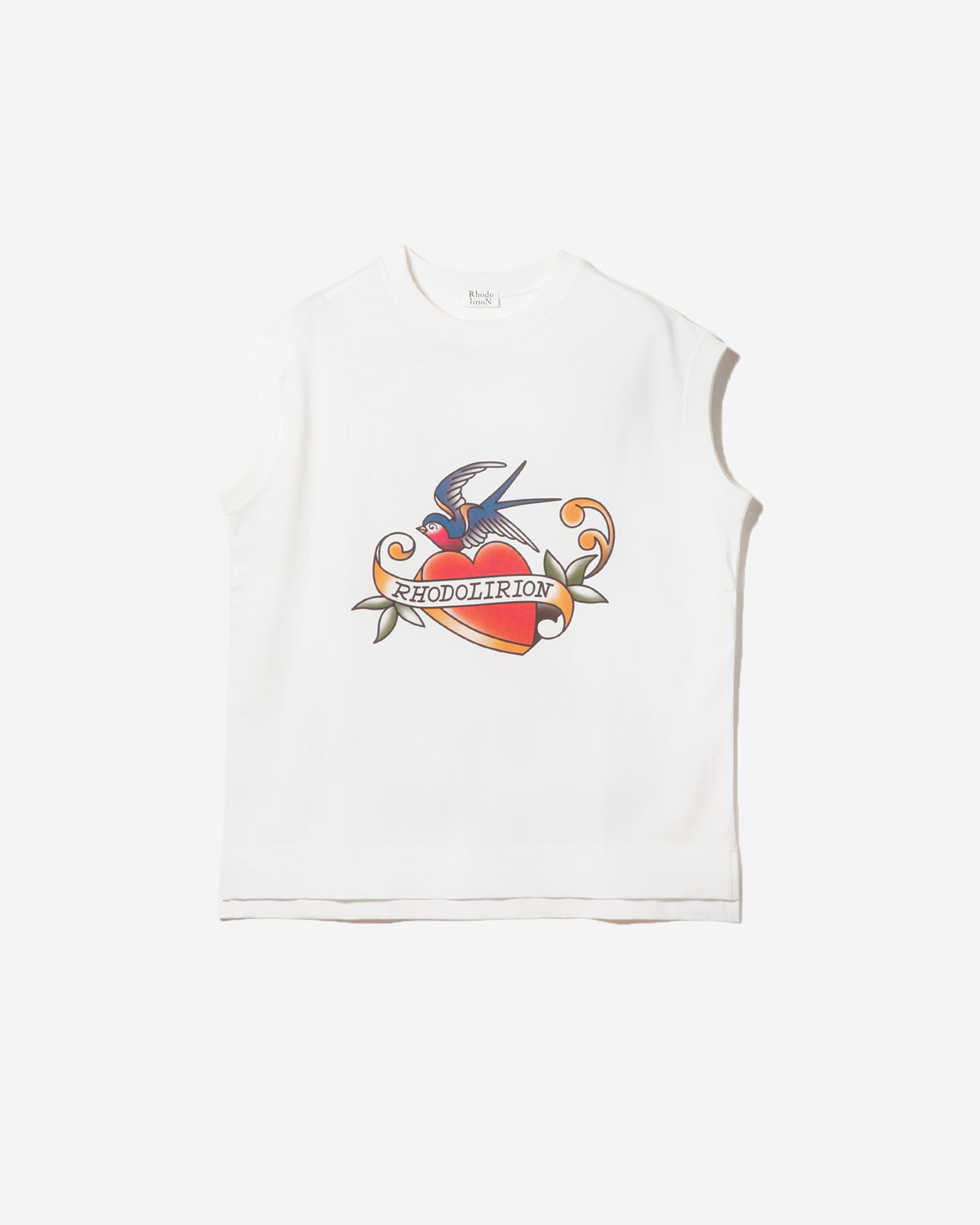 Printed Tattoo Tee - White