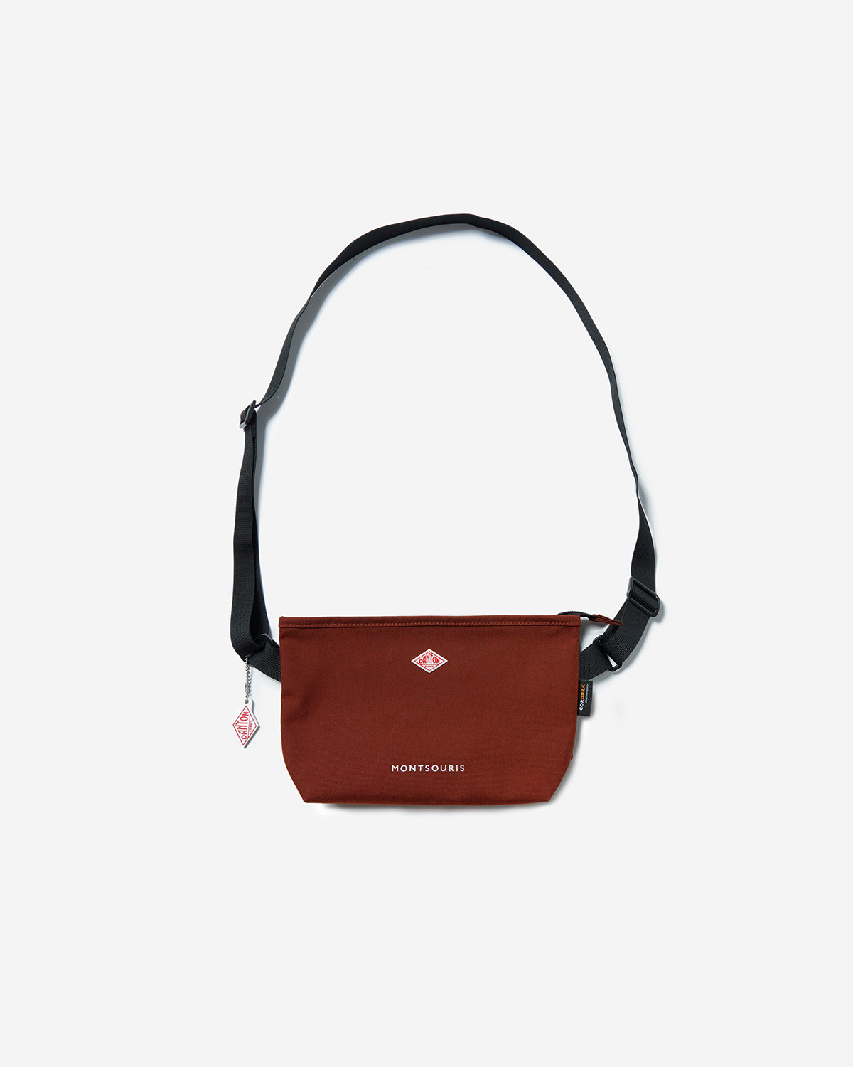 Montsouris - Cordura Canvas Shoulder Bag - Orange Brown White