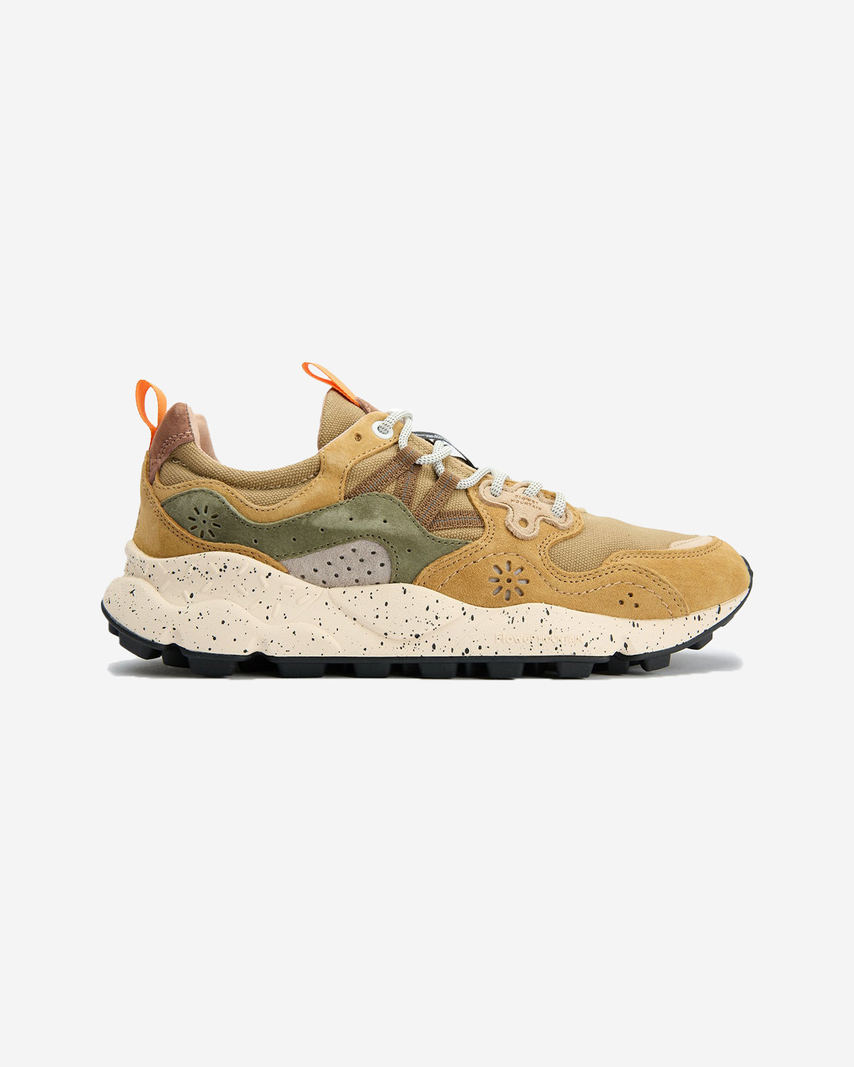 Yamano 3 - Suede / Canvas Kaki-Military