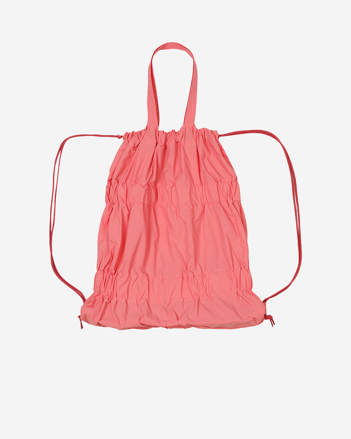 Tiered Banding Backpack - Pink