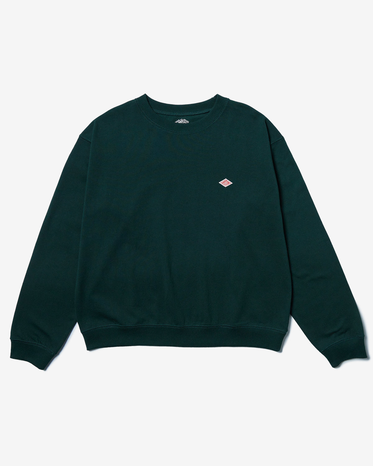 Womens Long Sleeve Sweat T-Shirt - Dark Green