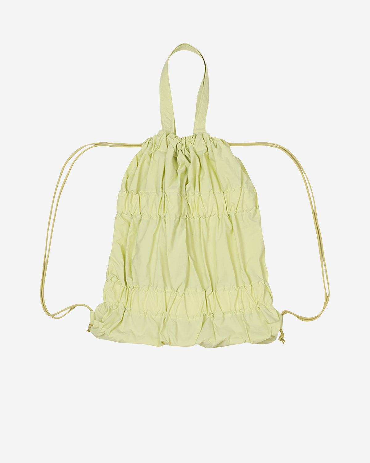Tiered Banding Backpack - Lime Lemon