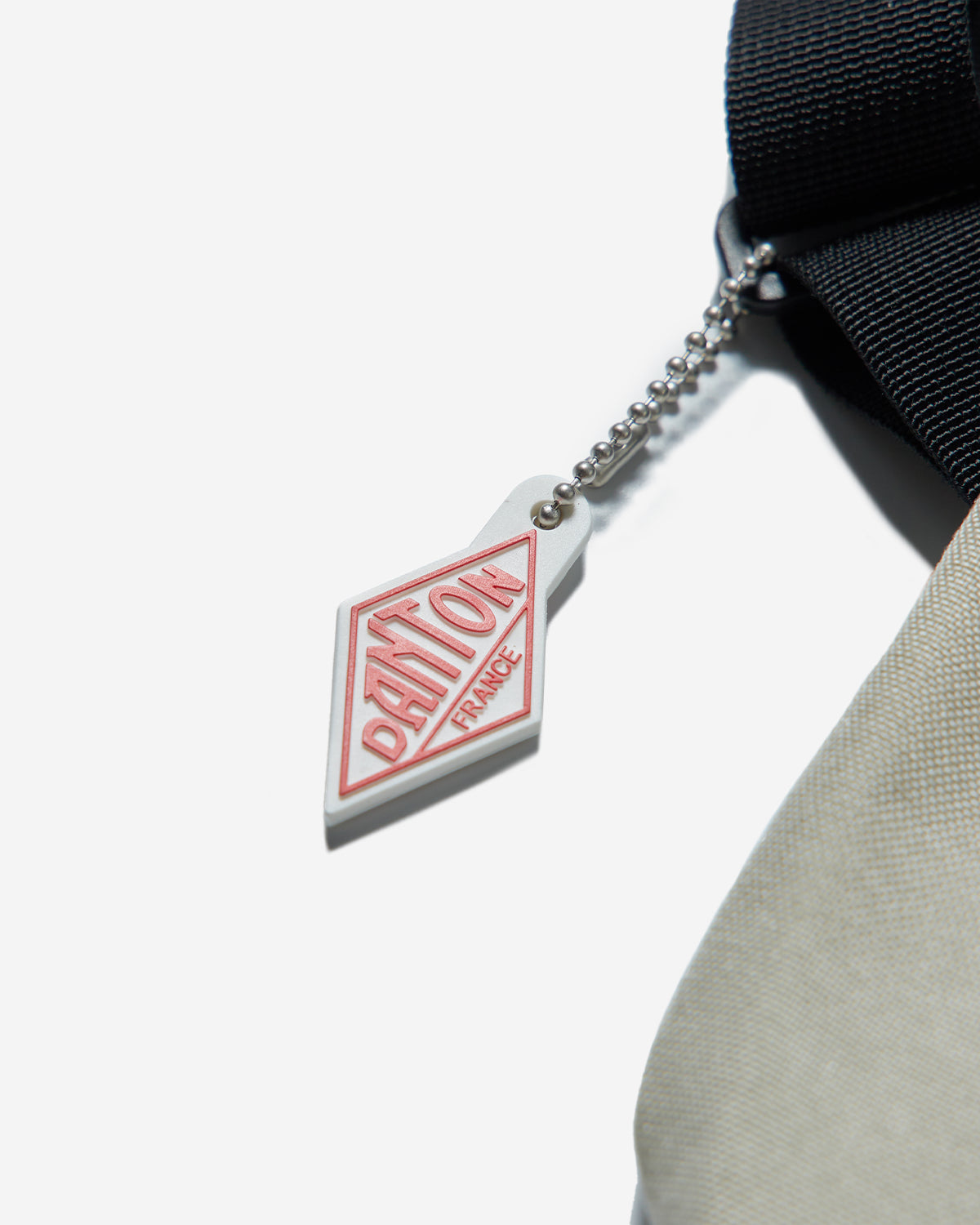 Montsouris - Cordura Canvas Shoulder Bag - Oyster White Black