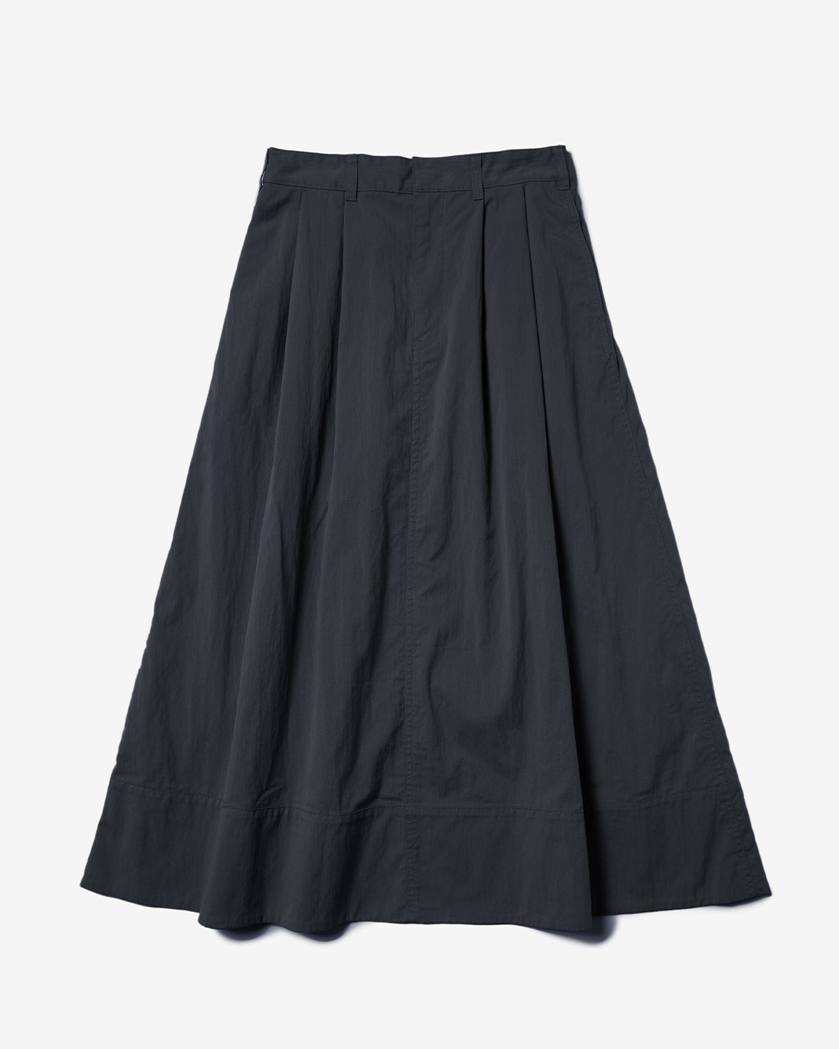 Womens CN Typewriter 2Tuck Skirt - Charcoal