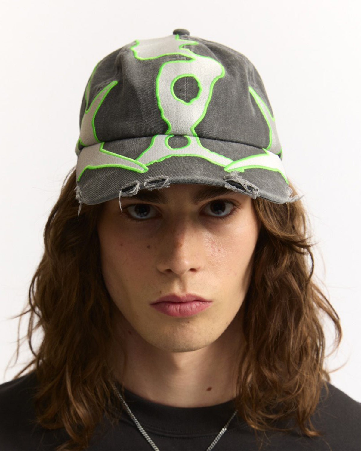 Thirty Three And A Third Baseball Cap - Black Wash / Sharp Green