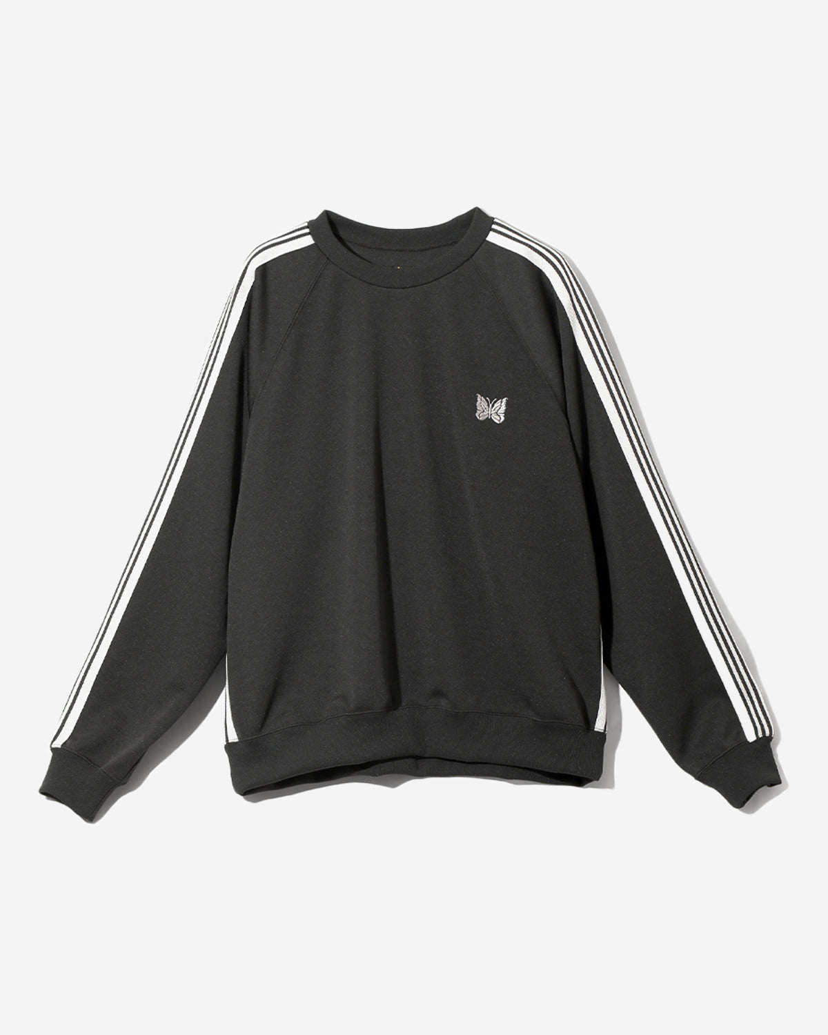 Track Crew Neck Shirt - Poly Smooth - Charcoal