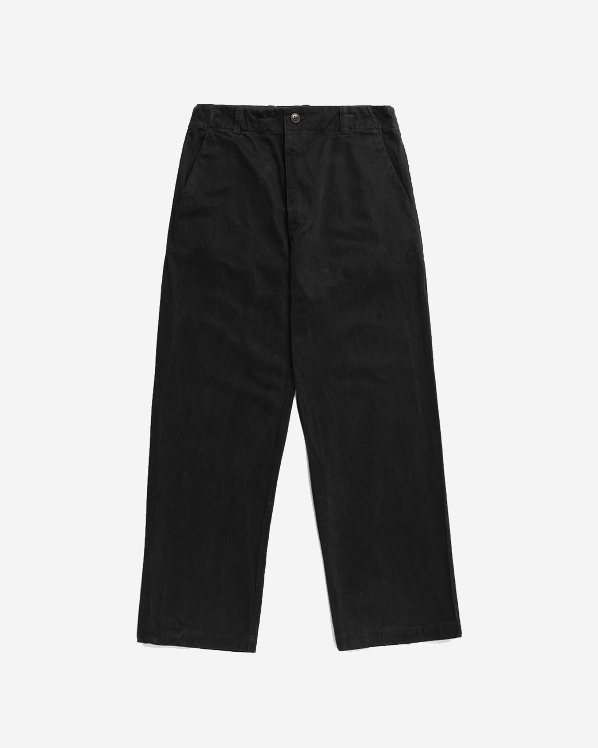 Lux P - Unlined Mens Trousers Dye Moleskin - Black