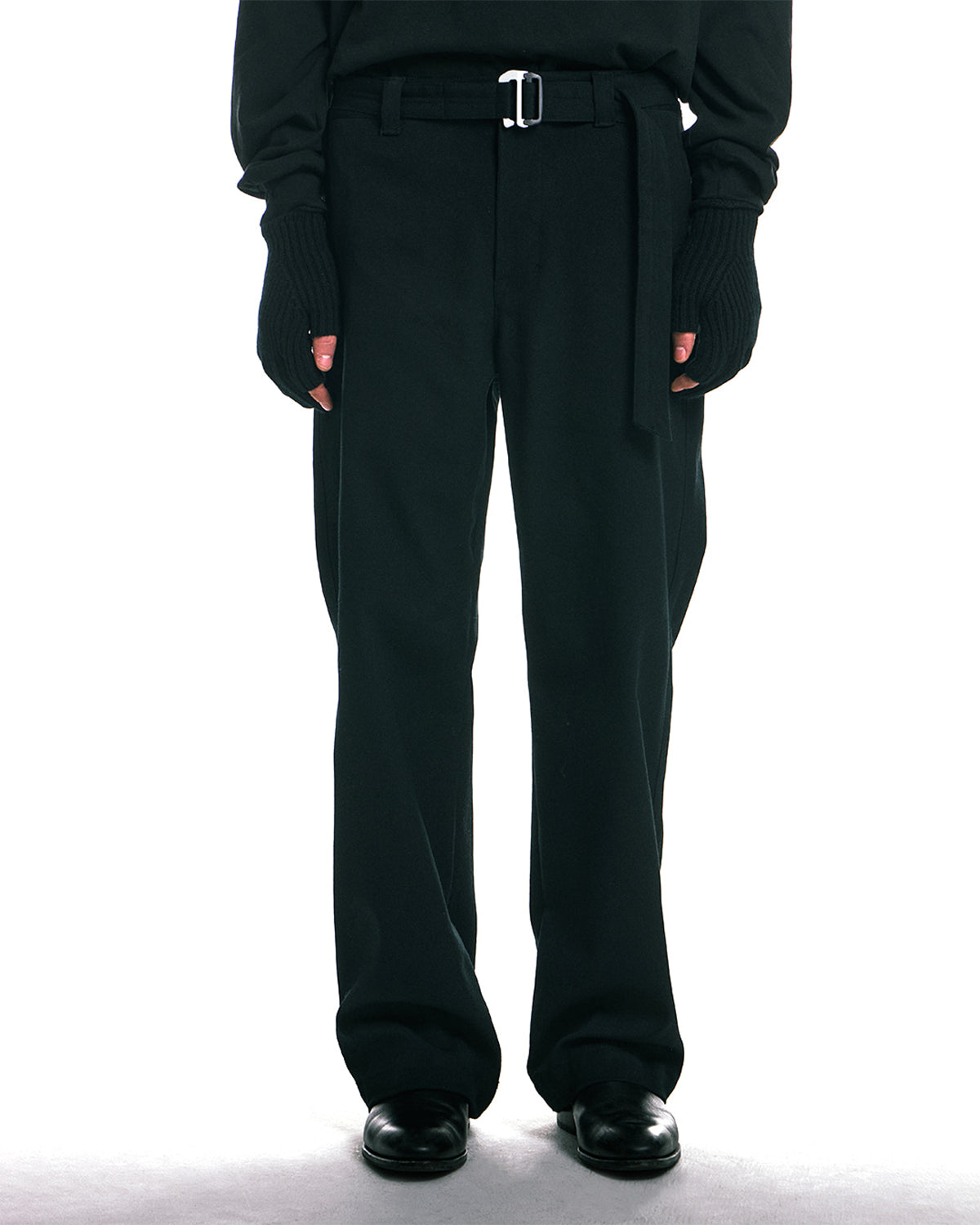 Belted Pants - Black