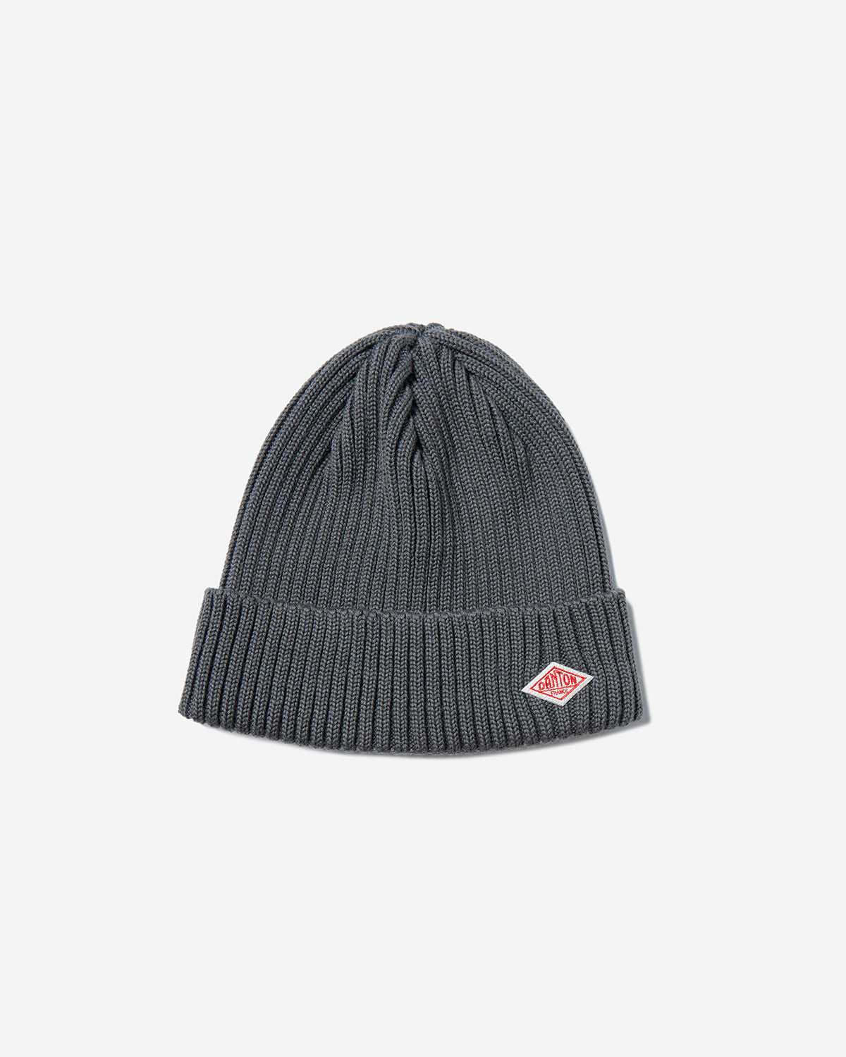 Rib Knit Cap - Charcoal