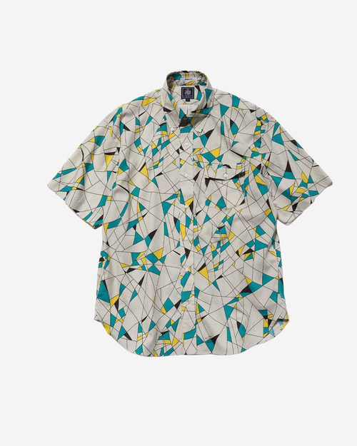Baggy Fit B.D Half Sleeve Shirt - Gray