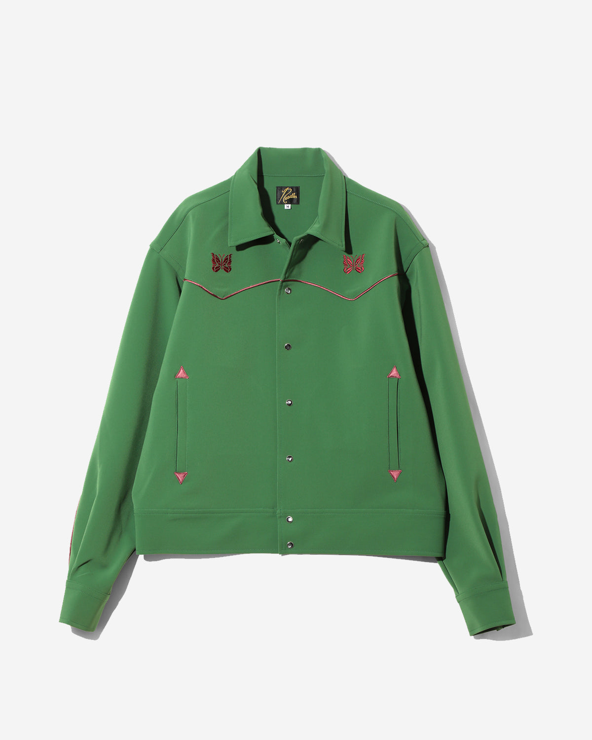 Piping Cowboy Jacket - Poly Double Cloth - Green