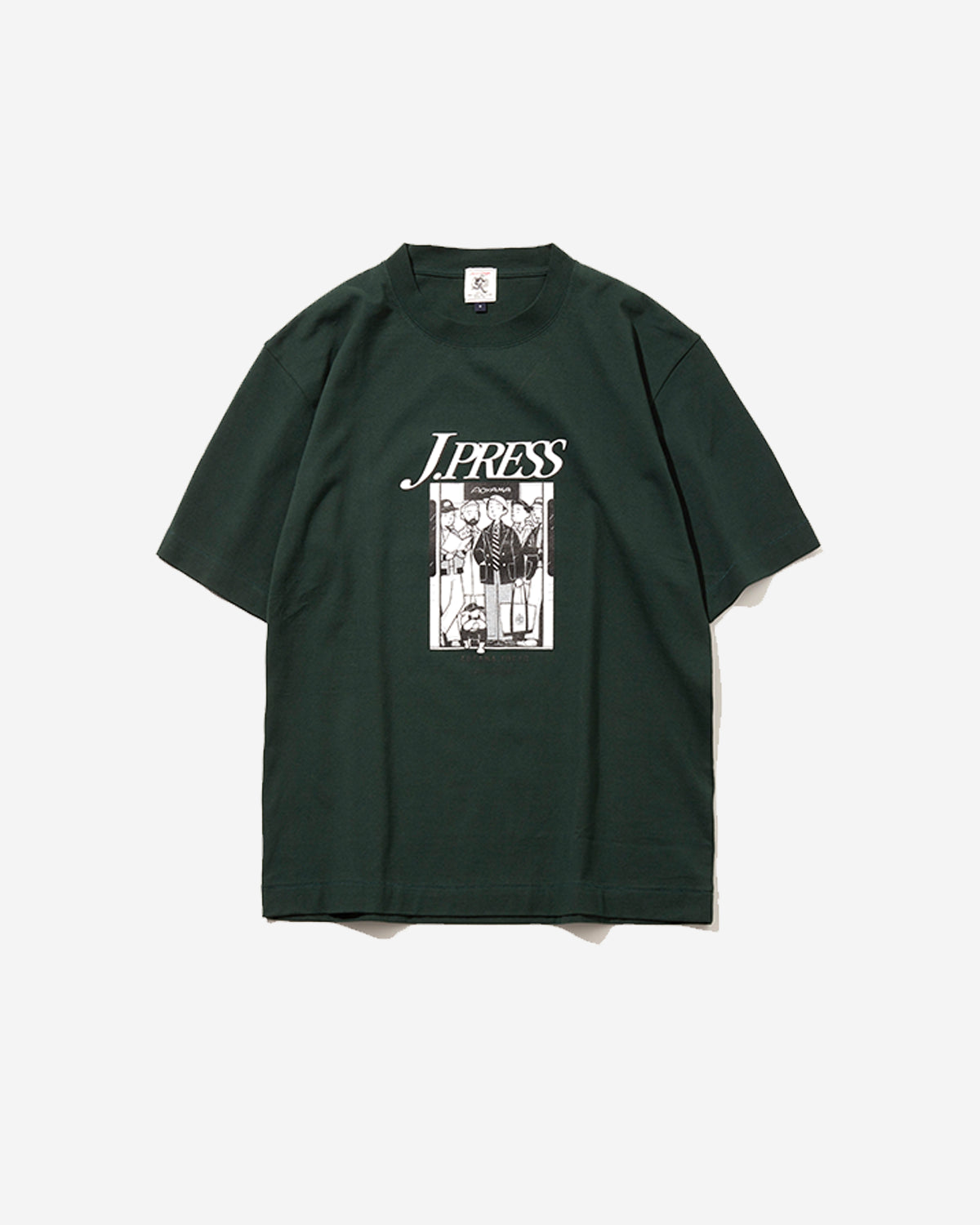 Aaron Illust T-Shirt - Green