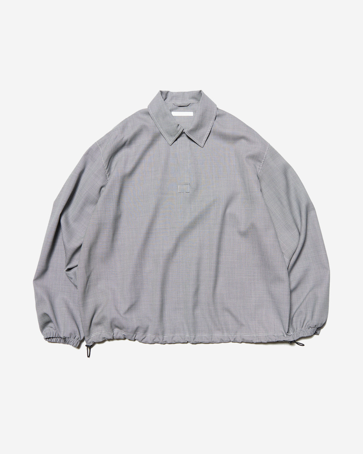 Washable Summer Wool Polo Shirt - Hounds Tooth