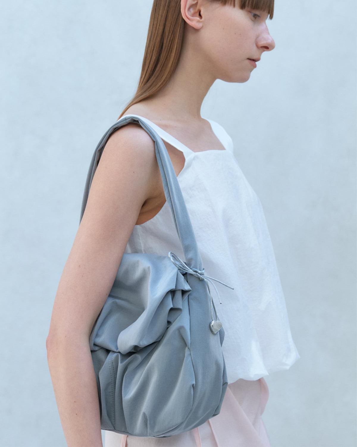 Blooming Hobo Bag - Gray