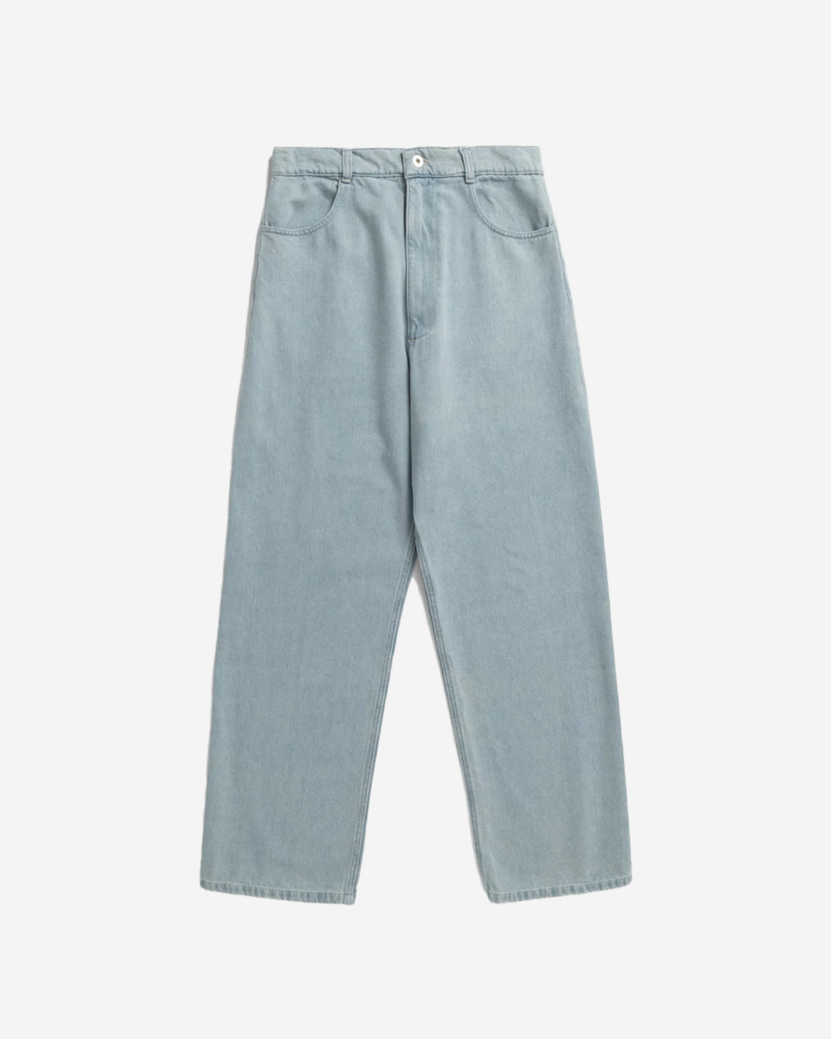 4 Pocket (Big) Mid Weight Denim Mens Trousers  - Bleach