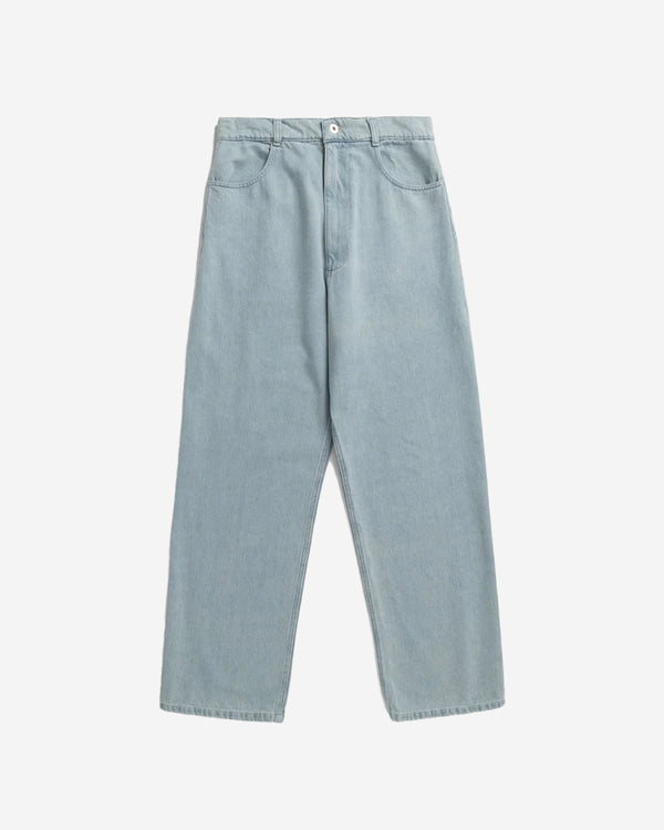 4 Pocket (Big) Mid Weight Denim Mens Trousers  - Bleach